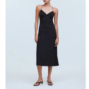 Madewell The Layton Midi Slip Dress Size 8